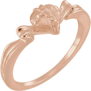 Sterling Silver The Gift Wrapped Heart® Ring Size 6