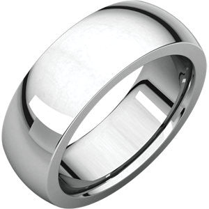 Platinum 7mm Heavy Comfort Fit Band