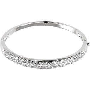 14K Yellow 3 CTW Diamond Pave' Bracelet