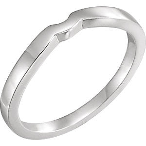 14K White #1 Band for Tulipset&#174