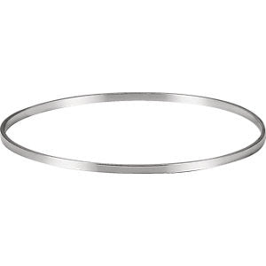 Sterling Silver 2.25mm Bangle Bracelet