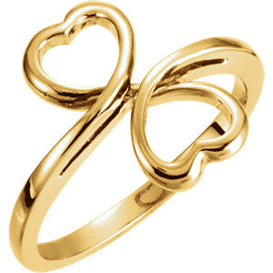 Double Heart Ring