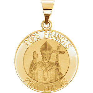 Hollow Pope Francis Medal