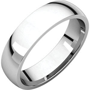 Continuum Sterling Silver 5mm Light Comfort Fit Band