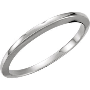 Platinum #3 Band with One-Notch