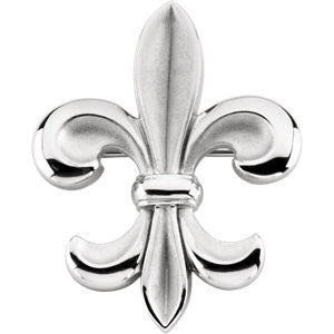 Sterling Silver Fleur-de-lis Brooch