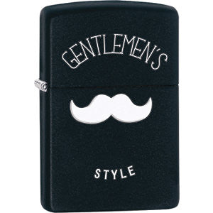 Zippo® Gentlemen's Style Black Matte Lighter