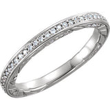 14K White 1/5 CTW Diamond Anniversary Band