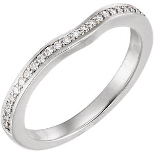 Platinum 1-6 CTW Diamond Band