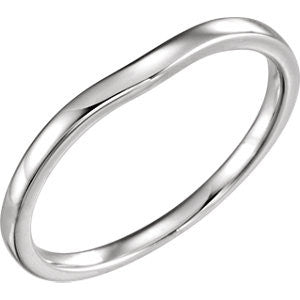 14K White Band