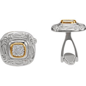 Diamond Cuff Links