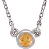 14K Yellow 1/10 CTW Diamond 18" Necklace