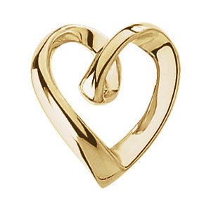 10K Yellow Heart Chain Slide