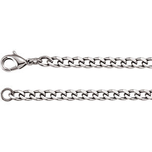 Stainless Steel 4.8mm Curb 20" Chain