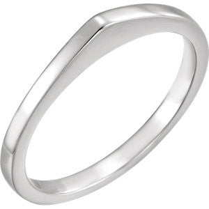 14K White Band