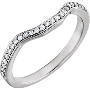 Platinum 1-6 CTW Diamond Band