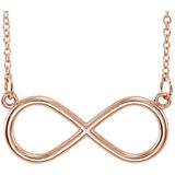 14K Yellow Infinity-Inspired 18" Necklace