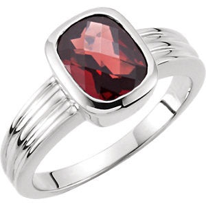 Genuine Mozambique Garnet Ring