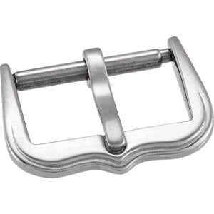 14K White 8mm Designer Watch Buckle