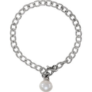 Sterling Silver Pearl Bracelet