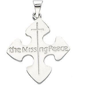 Sterling Silver The Missing Peace® Pendant with Packaging