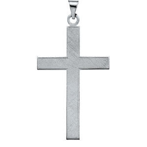 14KW 39x25mm Cross Pendant