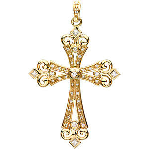 Fancy Cross Pendant