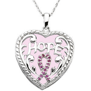 Breast Cancer Awareness Necklace