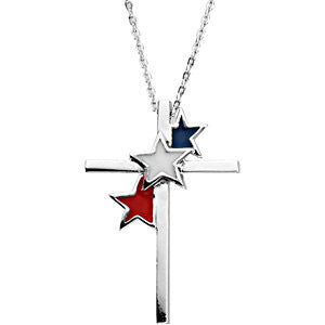 United We Stand Cross Necklace