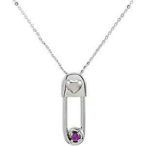 Safe in My Love Birthstone Necklace