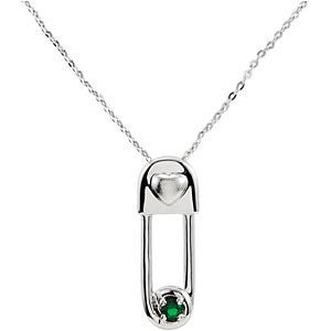 Safe in My Love Birthstone Necklace