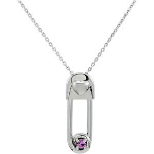 Safe in My Love Birthstone Necklace