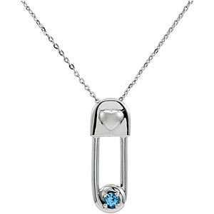 Safe in My Love Birthstone Necklace