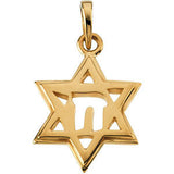 Star of David Medal with Chai