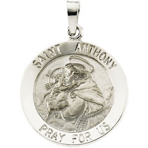 Sterling Silver 18mm St. Anthony Medal